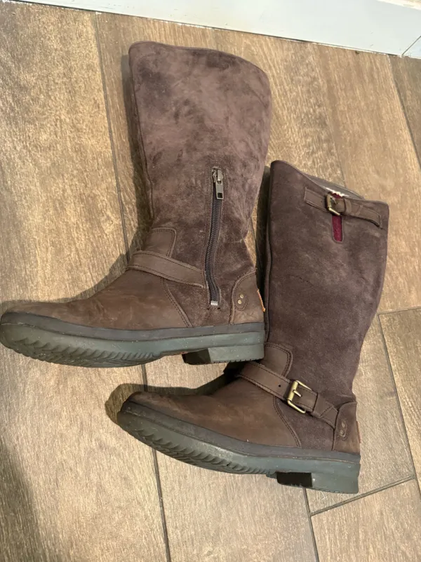 Ugg‎ Australia Thomsen Stout Brown Waterproof Boots Size 6 - Image 6