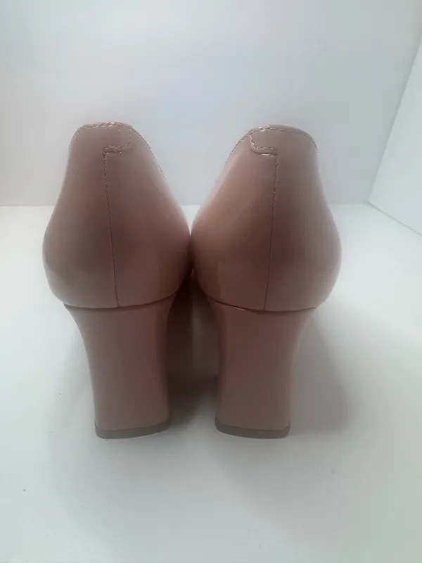 Marc Fisher Mizlas Nude Patent Leather Pumps Women's Size 8M - Image 4