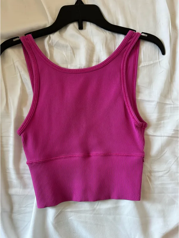 Lululemon Pink Power Pivot Tank - Image 2