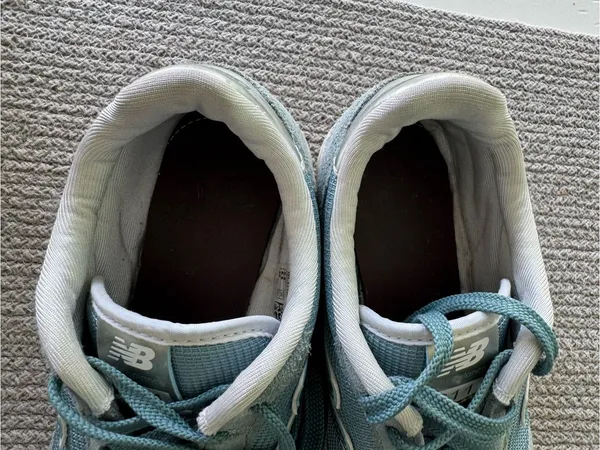 New Balance 311 Light Blue Silver Suede Leather Size 8.5 - Image 3