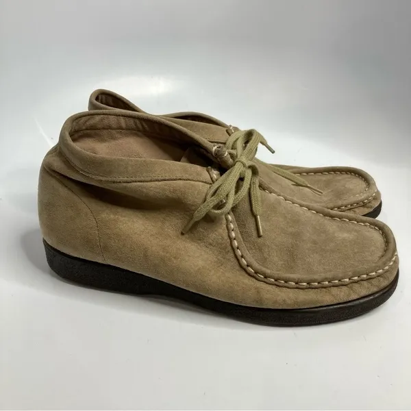 Hush Puppies‎ leather shoes tan size 7.5 - Image 2