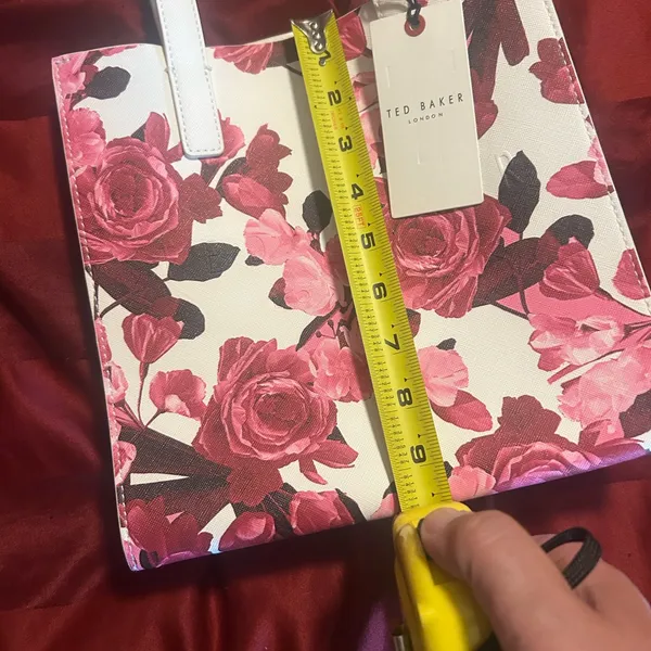 Ted Baker Pink and Red Floral Tote Bag - Image 3
