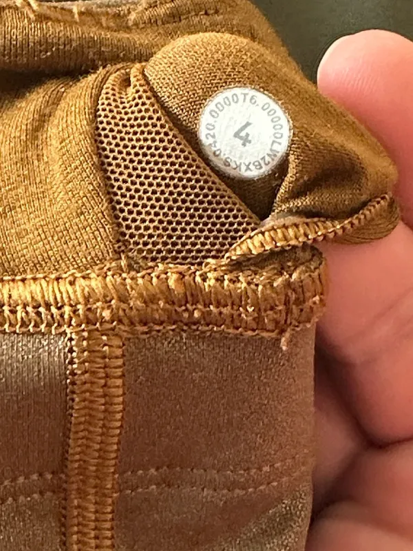 Lululemon Energy Longline Bra Metallic Copper Foil Size 4 - Image 7