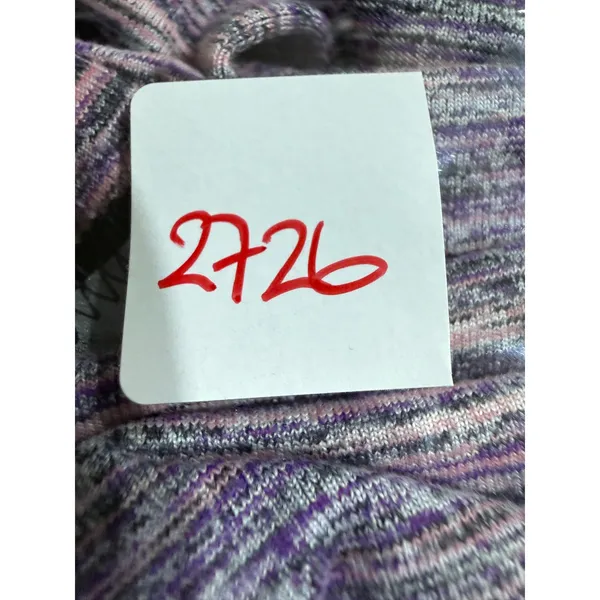 Lululemon Vinyasa Scarf Purple‎ Pink Space Dye Snap Button Infinity Wrap O/S - Image 8