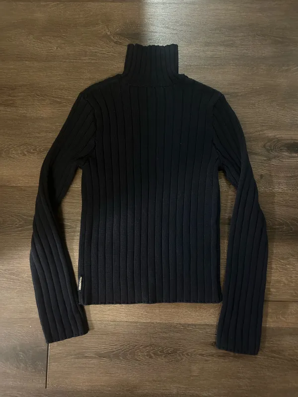Vintage Abercrombie & Fitch Knit Turtleneck Sweater - Image 4