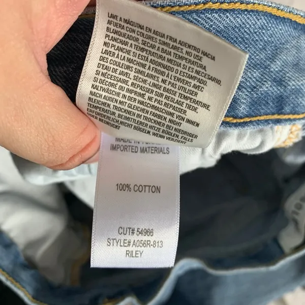 Agolde Women's Blue Distressed Boho Jeans Size 24 - Image 7