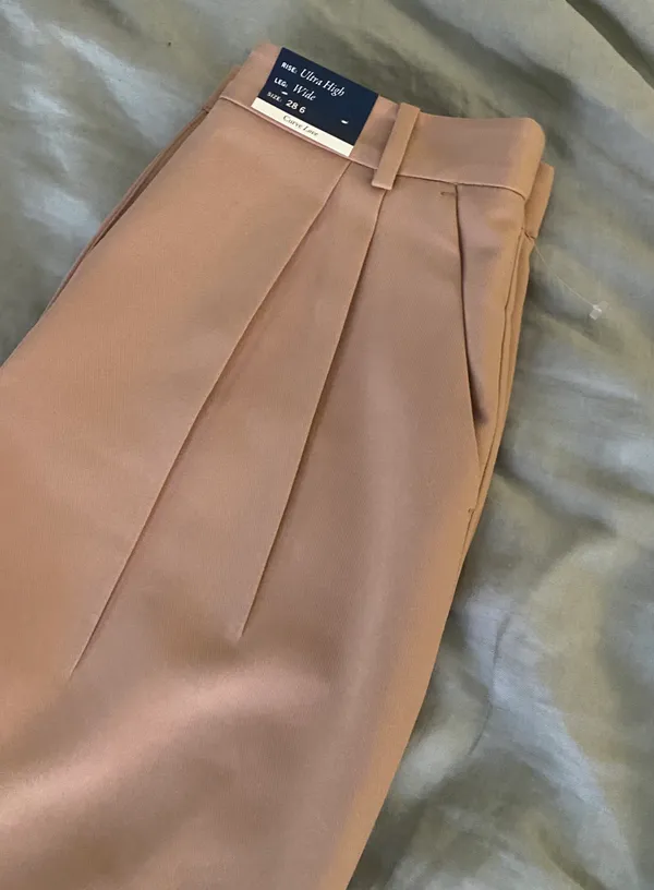 High Rise Wide Leg Tailored Pants - Image 2