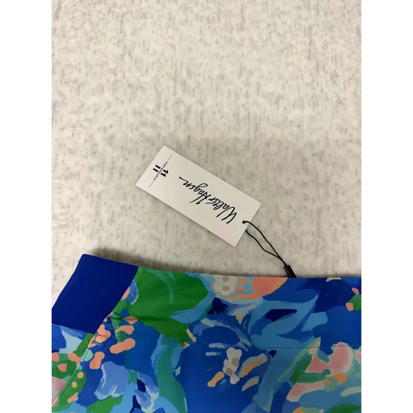 Walter Hagen Womens XS Blue Gouache Floral Lightweight Core Skort 16 Inch‎ NWT - Image 3