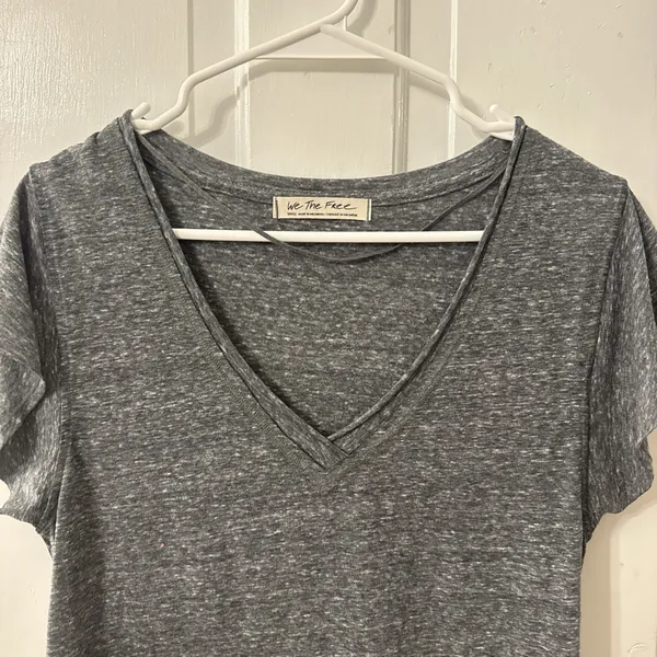 free people gray tee - Image 2