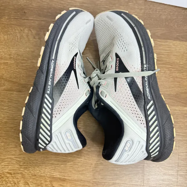 BROOKS ADRENALINE GTS 22 Grey-Rose-Tawny’ Running Shoes Women’s Size 8.5 - Image 6