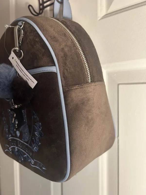 Juicy Couture New Love Chapter Backpack in Chocolate Velour - Image 4