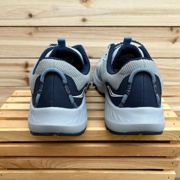 Saucony Aura TR Trail Grey/Blue Sneakers Running Comfort Shoe - Image 5
