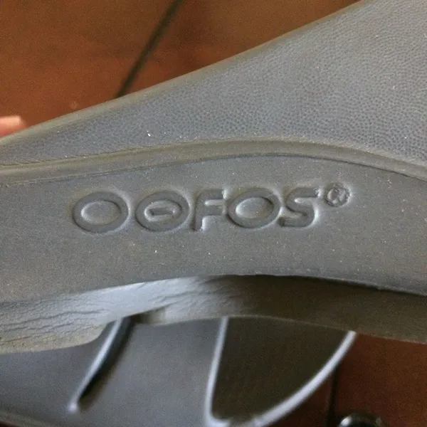 Oofos ooah gray comfort slide size 7 - Image 7