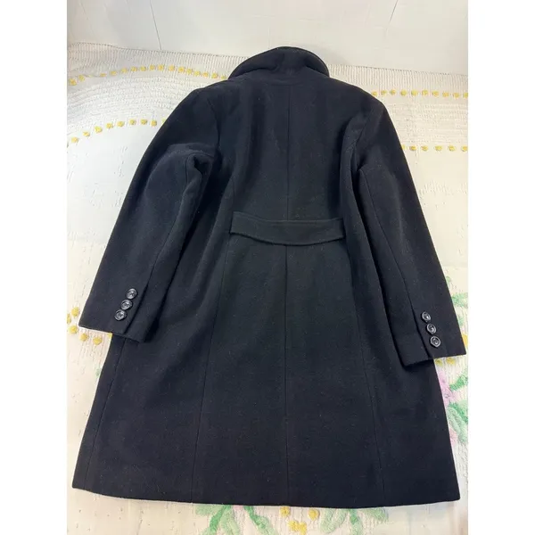 FS Limited Black‎ Wool Blend Pea Coat Mid-Length Jacket Womens 1X F-224 - Image 2