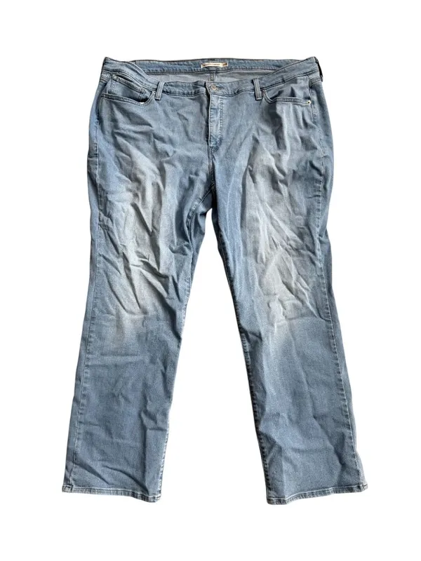 LEVIS 414 Relaxed Straight Jeans Size 24W - Image 4
