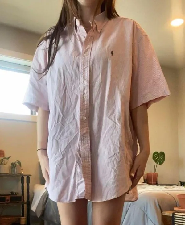 Vintage Blake Oxford short sleeve button up - Image 6