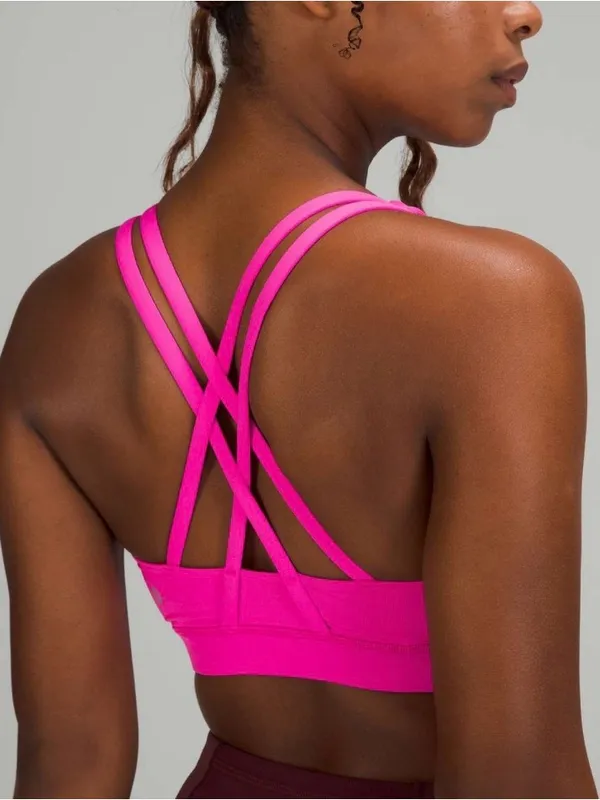 Lululemon RARE POW Pink Energy Bra - Image 2