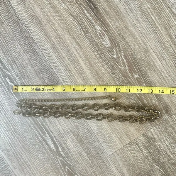 Chico’s metal chain belt - Image 7