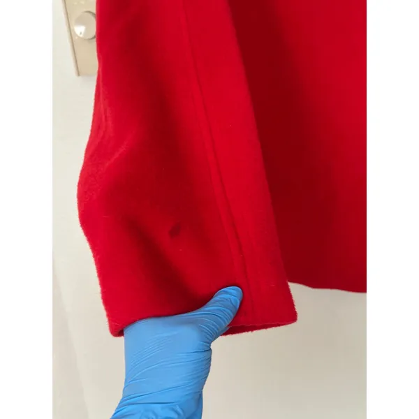 Vintage 60s Merle Red Felted Wool Mod Jacket - Image 8