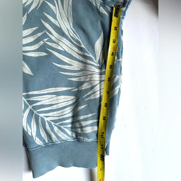 Billabong Blue‎ Tropical Pattern Women’s Sweater Sz Medium Sweatshirt - Image 5