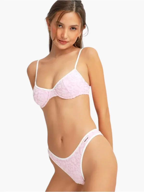Blackbough Swim BallerinaJacquard Fiona Underwire Bikini Top - Image 3
