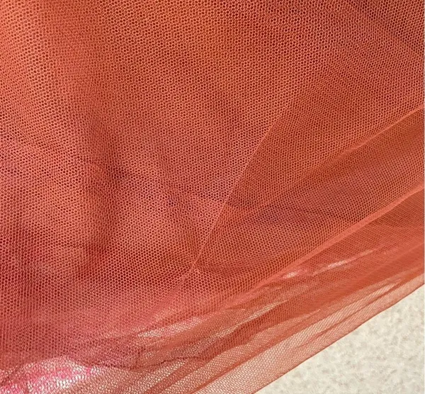 Revelry Madeline Rust Tulle Maxi Dress Orange Size 10 - Image 6