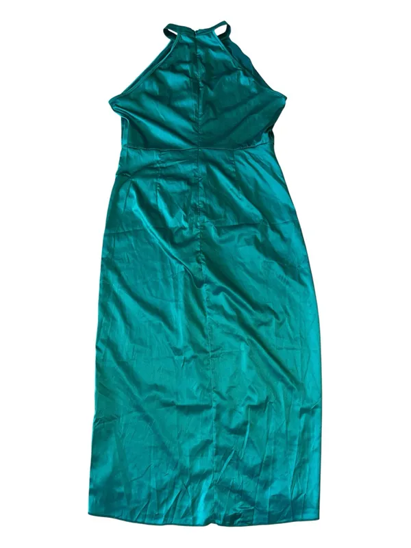 Allegra K Emerald Green Evening Dress - Image 2
