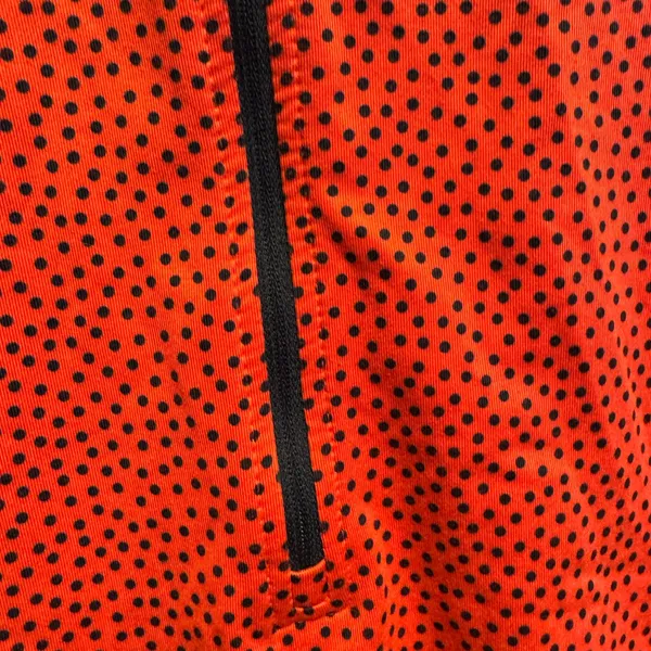 Nike Red and Black‎ Dotted Half-Zip Top. Nike pro dri fit. - Image 4
