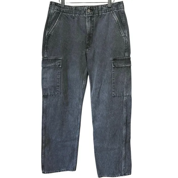 Aritzia Denim Forum The 90s Edie Lo-Rise Cargo Denim Jeans‎ Size 30 114344 - Image 2
