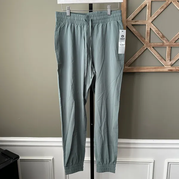 Mono B - Essential Athleisure Joggers Blue Green Medium NWT - Image 2