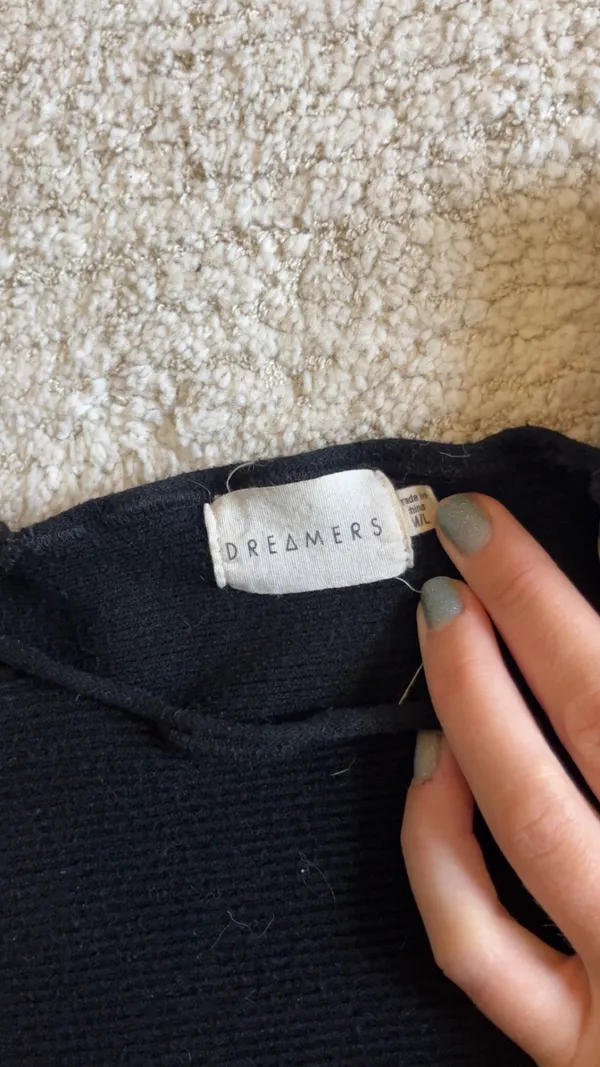 Dreamers Black Sweater - Image 3