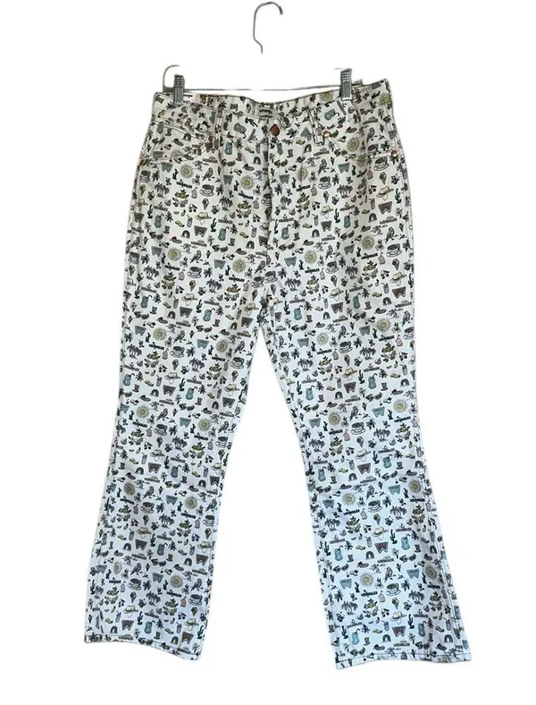 NWT Wrangler Life's Lemons High Rise Kick Flare Wrocks 672 Jeans - Image 9