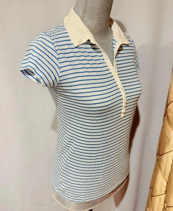 J.Crew Tissue Polo Shirt - Size M - Image 2