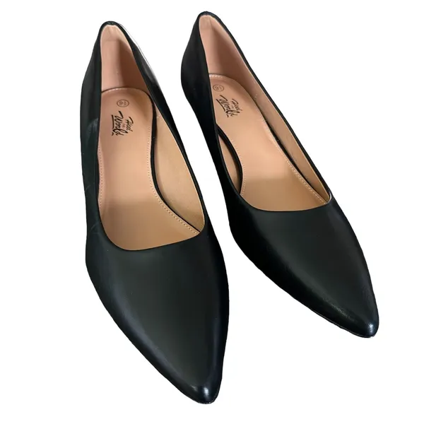 Heel The World‎ Women's 9.5 M Pumps with Kitten Heels Comfort Pointed Toe Dress - Image 6