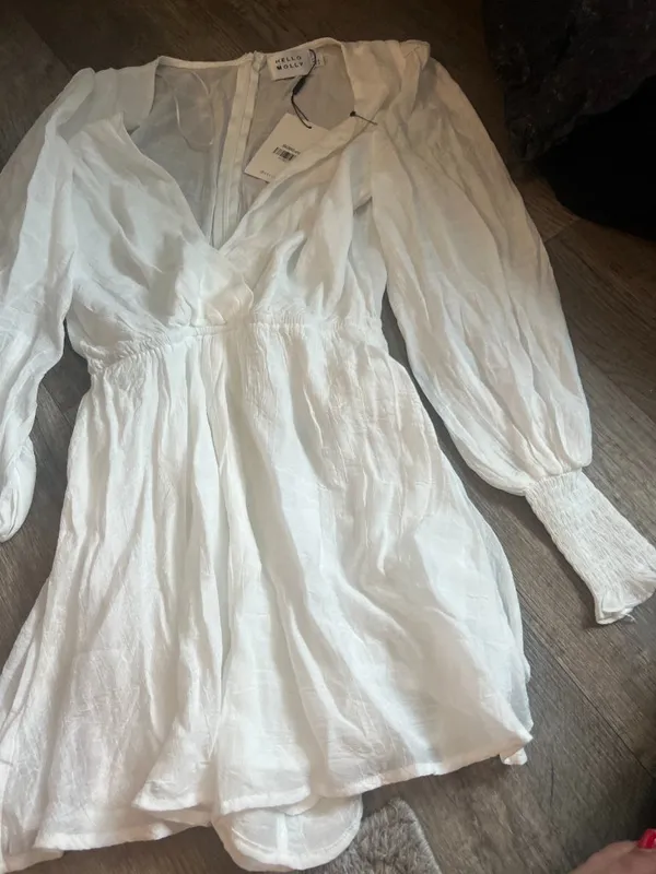 NWT Hello Molly POETRY IN THE SUN ROMPER WHITE size 2 - Image 9