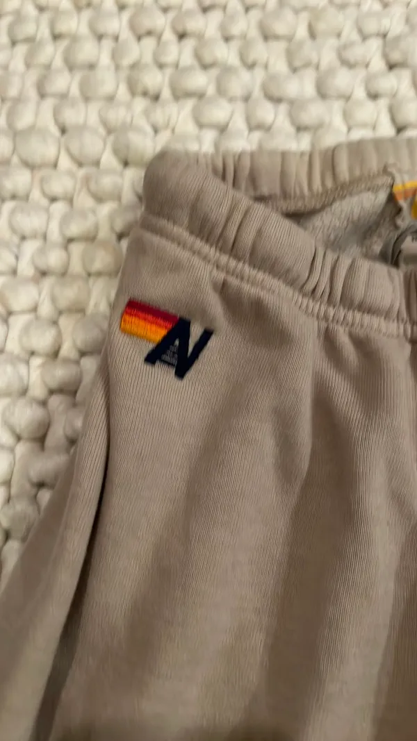 Brown Aviator Nation Sweatpants - Image 2