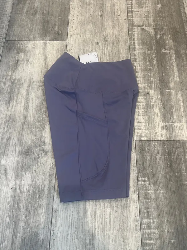Nike One High-Waisted 8” Biker Short with side pockets Purple Size XS (A 99) - Image 6