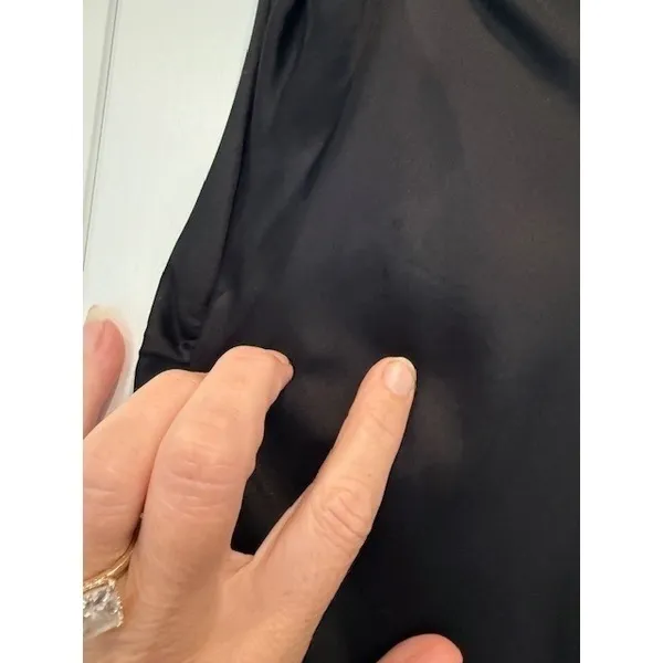 ASTR‎ The Label Black Cowl Neck Sleeveless Ruched Mini Dress - Image 5