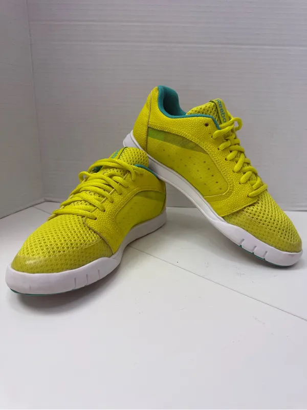 Reebok Dance Ur Lead Yellow Mesh Training Sneakers size 6.5 - Image 12