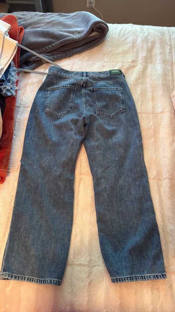 Express Cropped Wide-Leg Jeans - Image 2