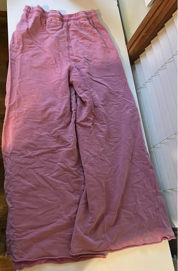 Easel Distressed wide leg lounge pants - Image 2
