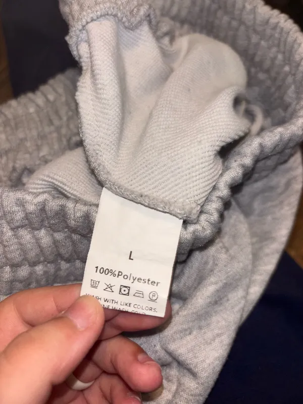 Grey cargo sweatpants Gray Size L - Image 4
