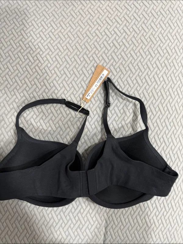 Skims Women’s Everyday Cotton Ultimate Push Up Bra Onyx 38C - Image 3