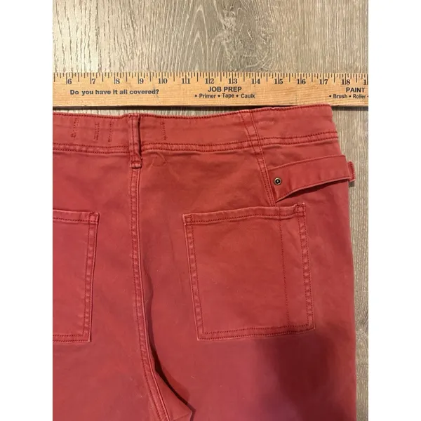 HEI HEI Jeans Women's‎ 32 Red Dark Wash Pants Size undefined - Image 6