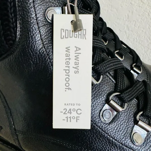 Cougar Kudos‎ Waterproof Leather Insulated Boot, Black, Size 10, NWT - Image 9