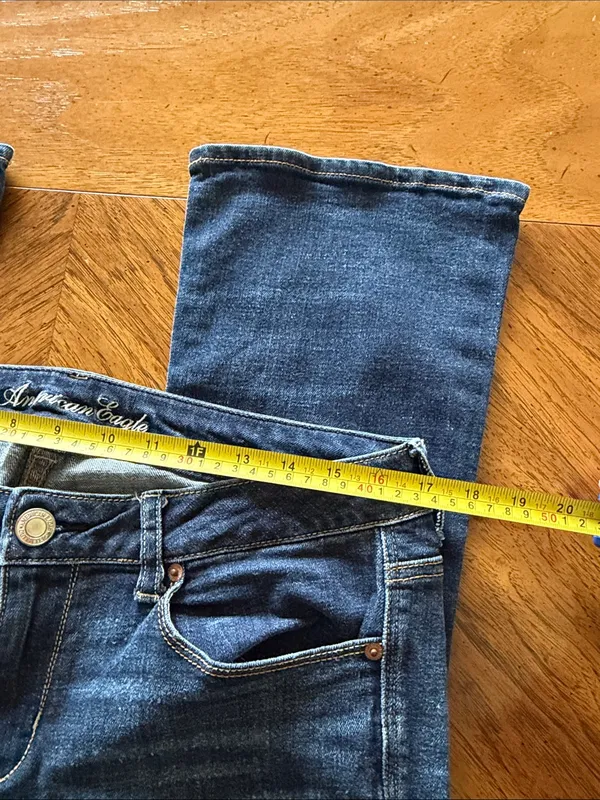 American Eagle Y2K Low Rise Skinny Kickboot jeans - Image 5