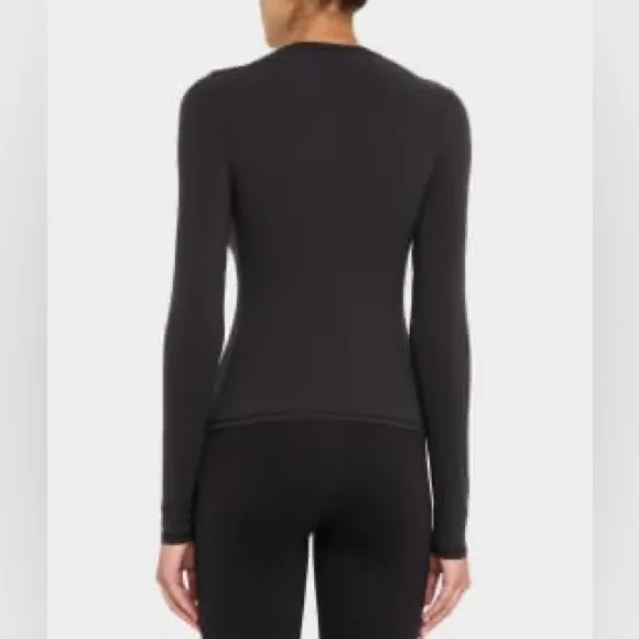 SKIMS (G20) Cotton Jersey Long Sleeve T-Shirt XS IRON NWT - Image 4