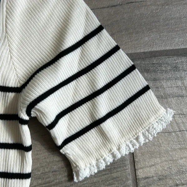 Cinta stripe sweater Black - Image 7