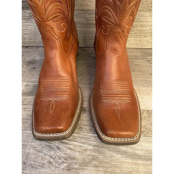 Ariat Women’s Round Up Stockyards Western Boot 10025043, Size 6.5B - Image 2