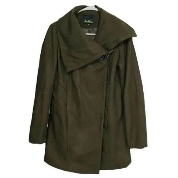 Sam Edelman Olive Green Wool Blend Jacket(Size Small) - Image 2
